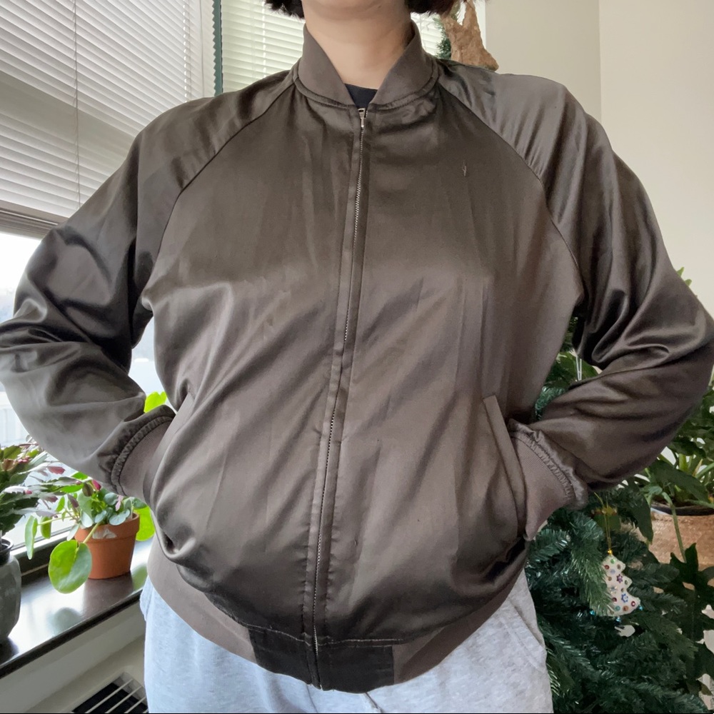 Satin light blazer